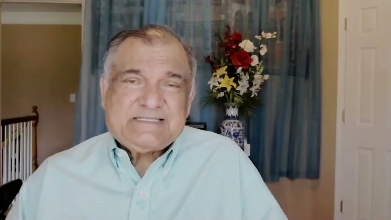Still from the video testimonial: Zia describes his Neuropathy Healing